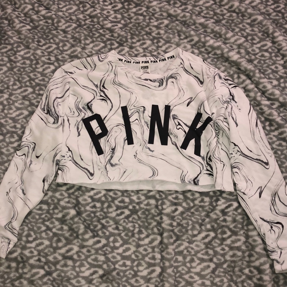 Pink Cropped Long Sleeve